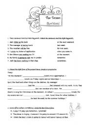 English Worksheet: Worksheet mixed tenses