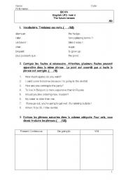 English worksheet: comparative and superlative forms
