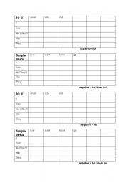 English worksheet: Battle ships (present simple verbs)