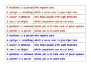English Worksheet: Relative pronouns- Match Game