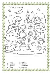 English Worksheet: CHRISTMAS