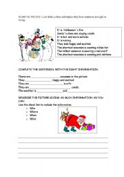 English Worksheet: SNOWMEN SINGING