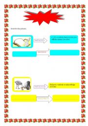 English worksheet: IDIOMS THROUGH PICTURES