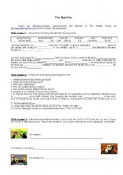 English Worksheet: The Meatrix - online anination