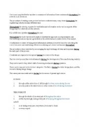 English worksheet: throughout / during