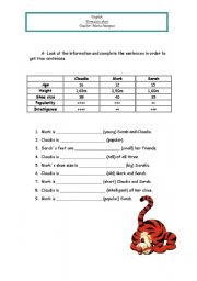 English worksheet: Adjectives