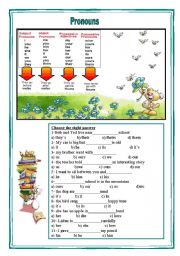 English Worksheet: Pronouns