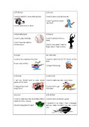 English Worksheet: Used to - What did you want to be? Jobs