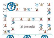 English Worksheet: English Speaking - game
