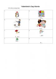 English worksheet:  Valentines  Day! 