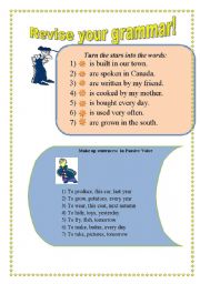 English Worksheet: revise your grammar