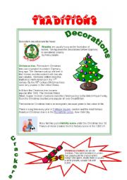 English Worksheet: Christmas 2-3