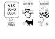 English worksheet: ABC Song Book 1/2