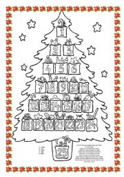 English Worksheet: christmas part II