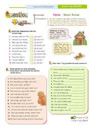 QUESTION TAGS  SET  /  Part I --  Focus on Form:  Basic Rules