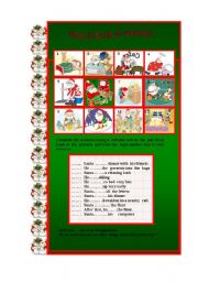 English Worksheet: Santa. Simple Past