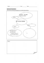 English worksheet: Mind-map about 