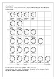 Clock  -telling time part 3 (of 4) - different levels