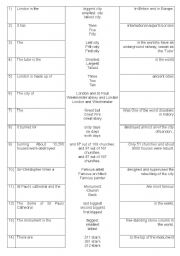 English Worksheet: LONDON GAMES