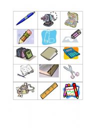 English Worksheet: Classroom objects