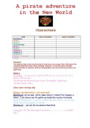 English Worksheet: Pirates PLay