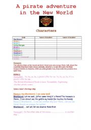 English worksheet: Pirates PLay