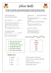 English worksheet: Silver Bells - A Chrstmas Carol