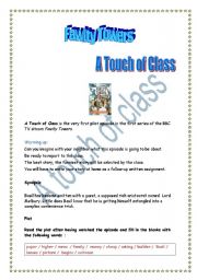 English Worksheet: Fawlty Towers (A touch of Class) Project (+ answers)