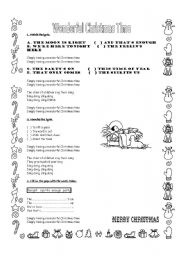 English worksheet: Wonderful Christmas Time