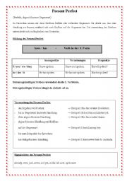 English Worksheet: present perfect