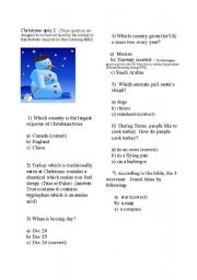 Christmas Quiz (2/2)