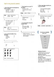 English Worksheet: Test your health habits 2