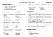 English Worksheet: Subjunctive Mood