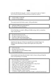 English worksheet: Wish