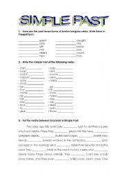 English Worksheet: Simple Past