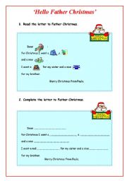 English worksheet: christmas