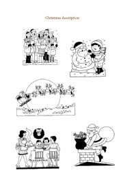 English Worksheet: Christmas Description