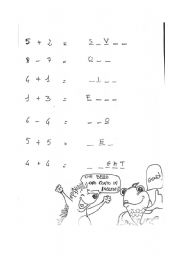 English worksheet: Numbers (easy)