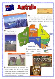 English Worksheet: Australia (2 sheets)