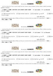 English Worksheet: Understanding and Saying Years