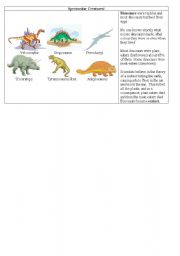 English worksheet: Spectacular Creatures!!!