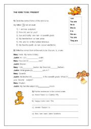 English Worksheet: Verb to be