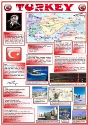 English Worksheet: TURKEY (2 Pages)