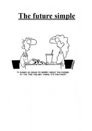 English Worksheet: The future simple