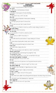 English Worksheet: Grammar Practice (Paraphrasing)