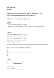 English Worksheet: listenin activity