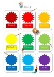 English worksheet: Colors