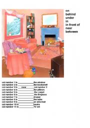 prepositions (fil in gaps)