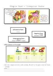 English Worksheet: Past Simple - Irregular Verbs