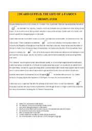English Worksheet: READING